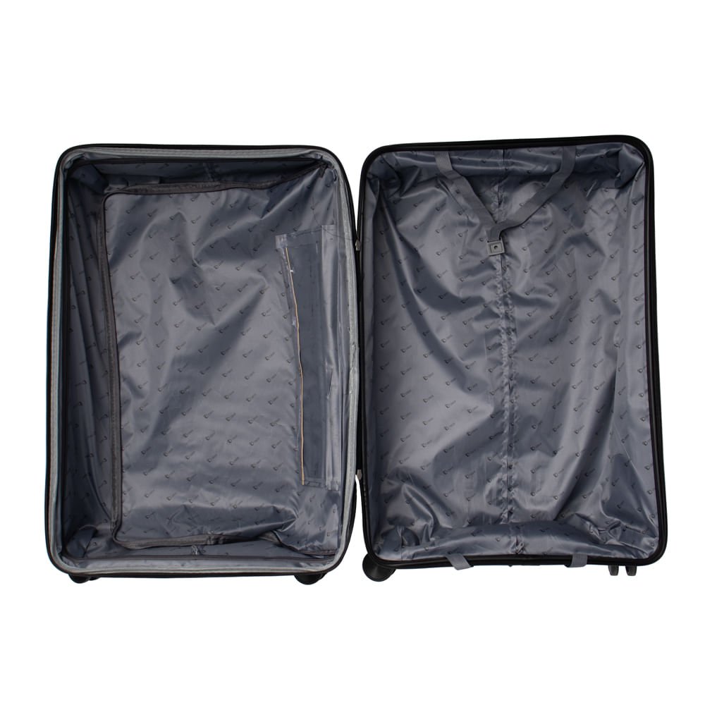 Mala Tonin Karbono Polipropileno Cadeado Média Preto Preto 7