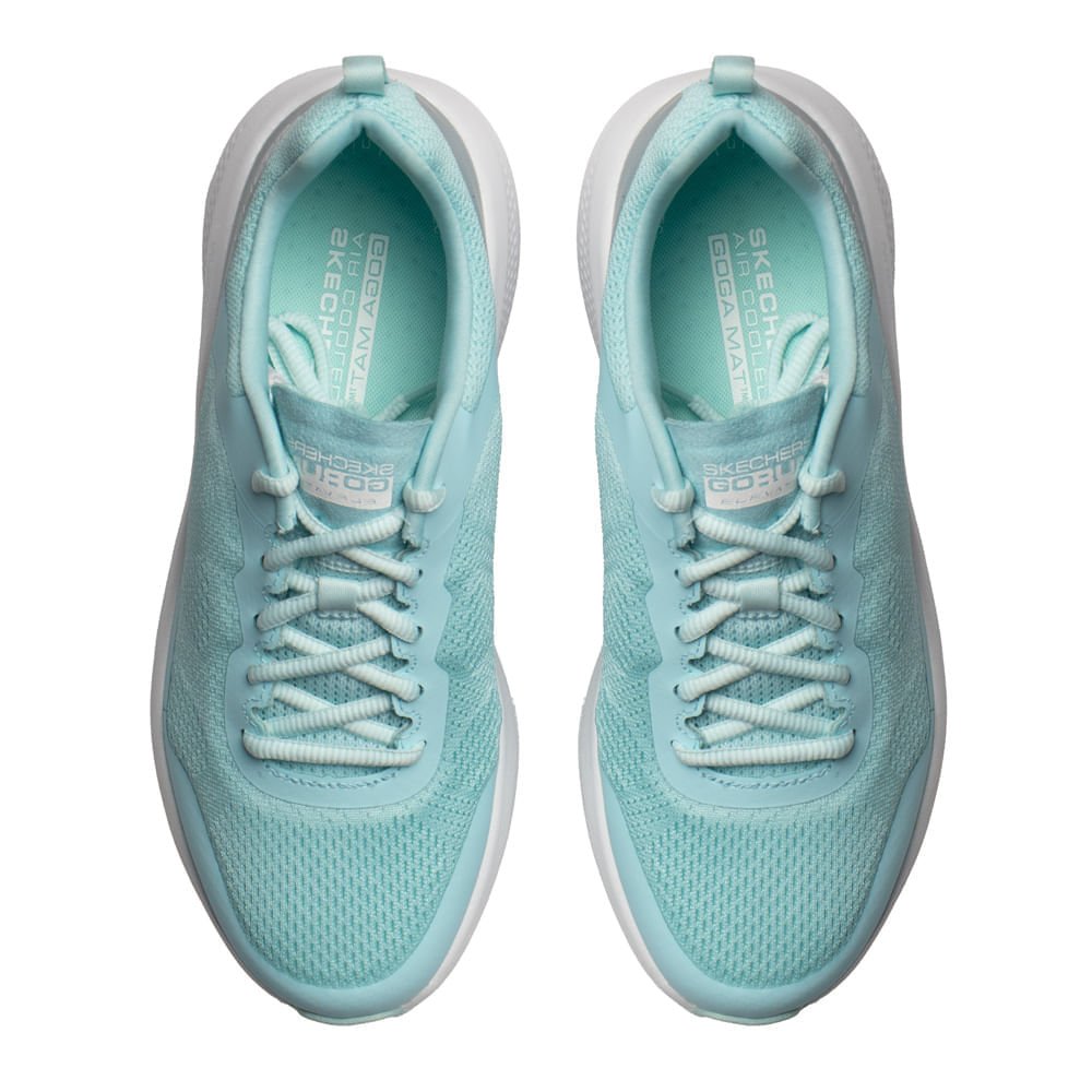 Tênis Feminino Skechers Go Run Elevate Respirável Azul Azul 4