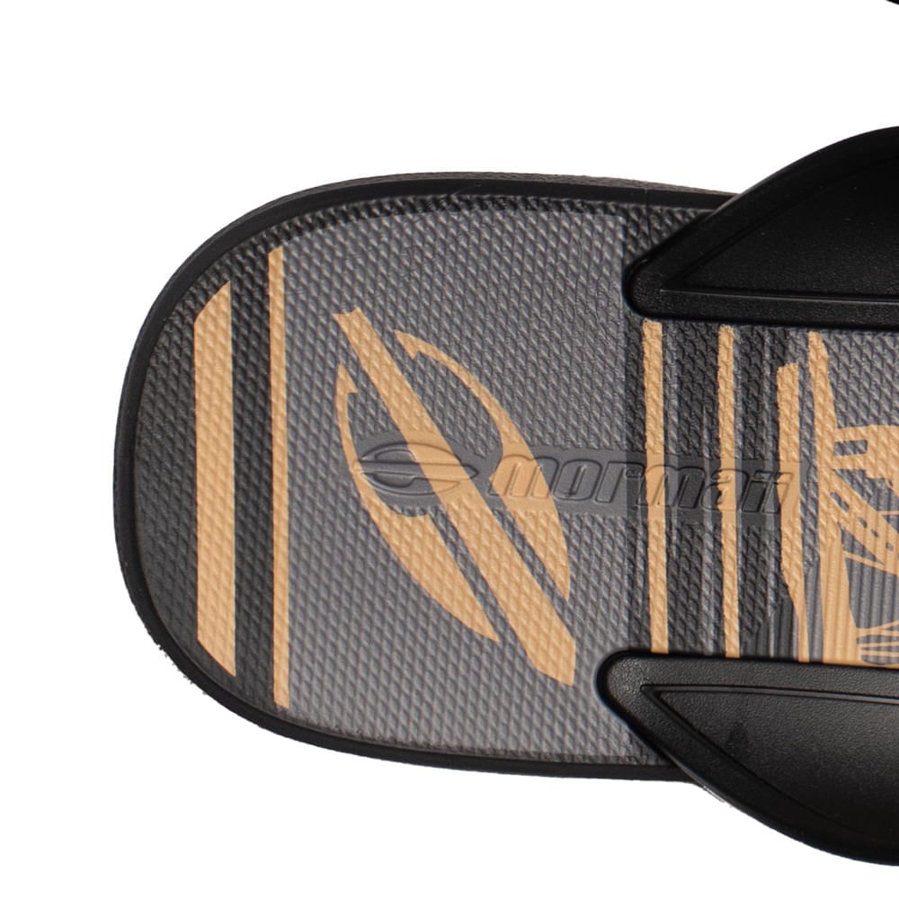 Chinelo Masculino Mormaii Wave II Garopaba Preto/Bege Preto/Bege 4
