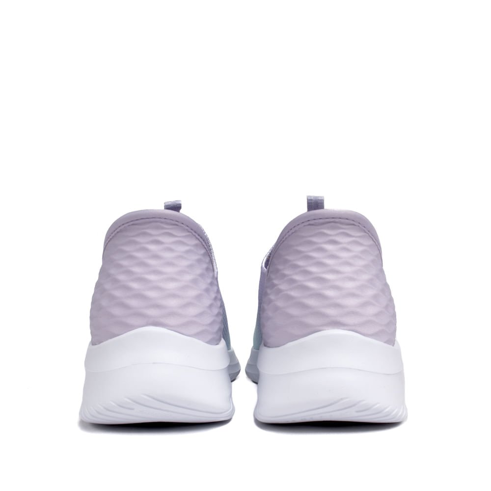 Tênis Feminino Skechers Ultra Flex 3.0 Lilás/Azul Claro Lilás 3