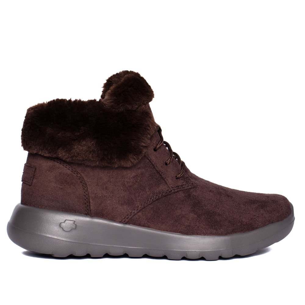 Bota Feminina Skechers The Go Joy Marrom