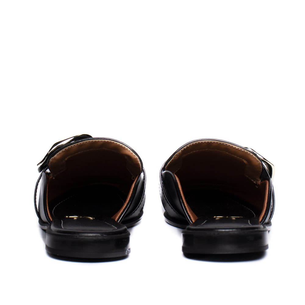 Sapatilha Feminina Vizzano Mule Bico Redondo Preto Preto 3