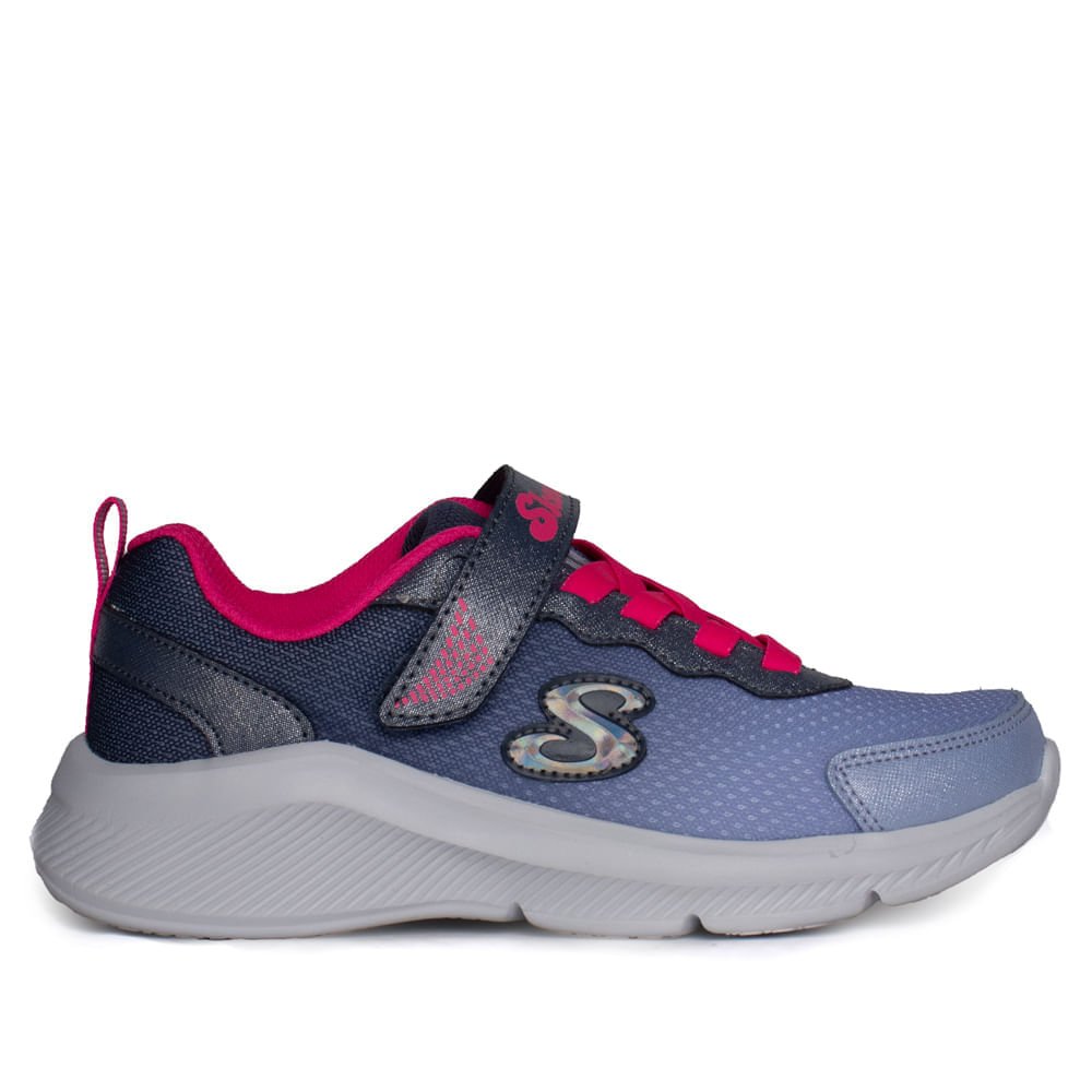 Tênis Infantil Feminino Skechers Sole Swifters Marinho Rosa