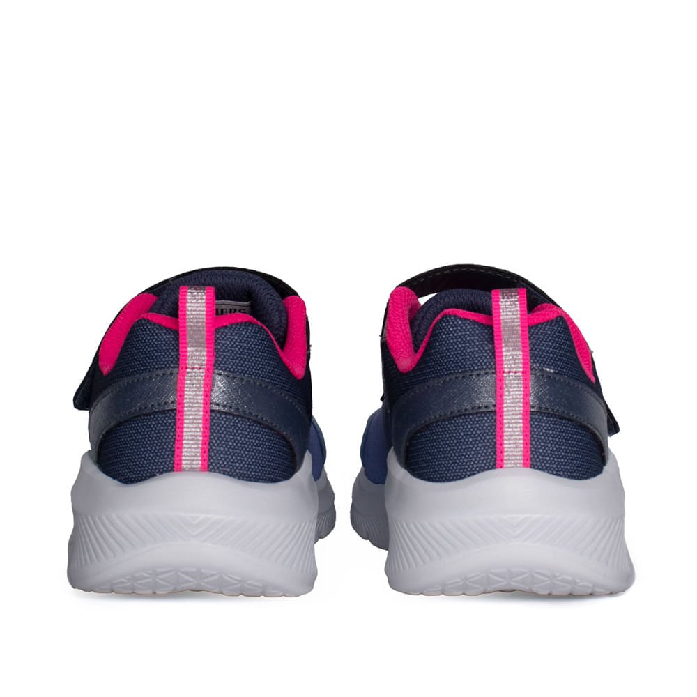Tênis Infantil Feminino Skechers Sole Swifters Marinho Rosa Azul/Rosa 3