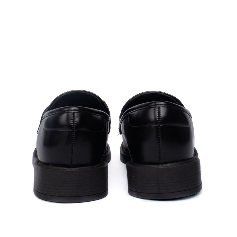 Mocassim Feminino Vizzano Napa Guarda Preto Preto 3