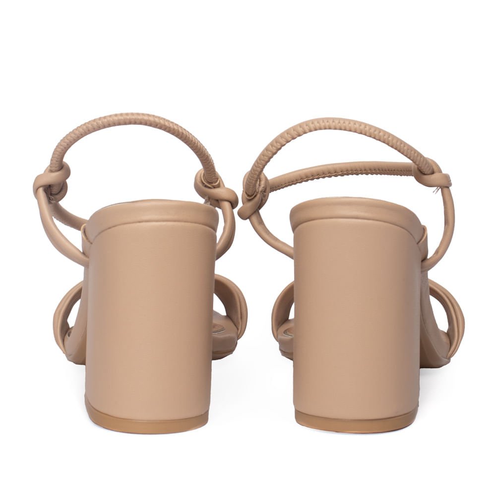 Sandália Feminina Vizzano Pelica Detalhe Fivela Bege Bege 3