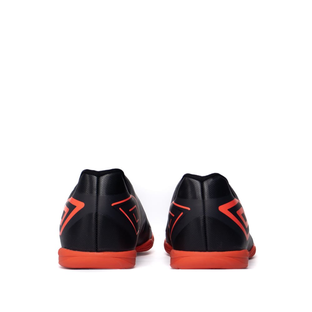 Chuteira Masculina Umbro Futsal Fifty VI League Preto/Laranja Preto/Laranja 3