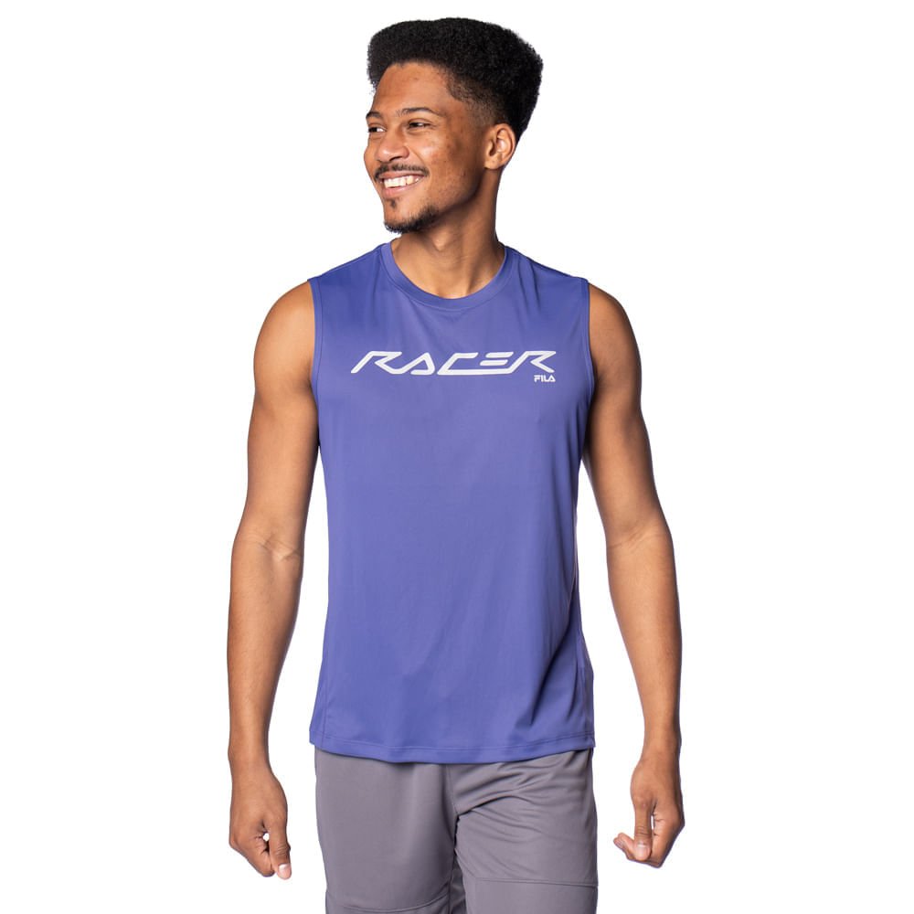 Regata Masculina Fila Reflective Core Run Azul