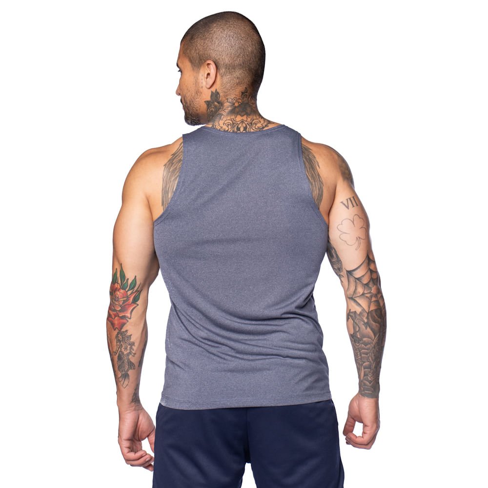 Regata Masculina Fila Sport Melange Lux Marinho Marinho 2