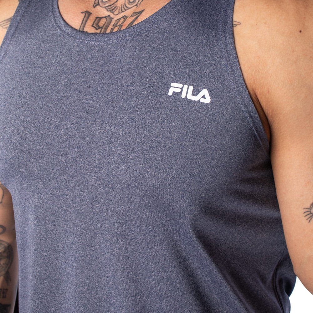 Regata Masculina Fila Sport Melange Lux Marinho Marinho 3