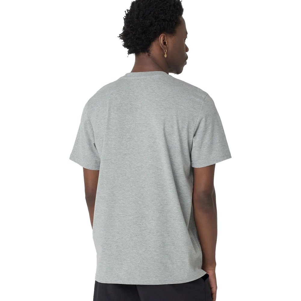 Camiseta Masculina Fila Classic Cinza/Branco Cinza/Branco 2