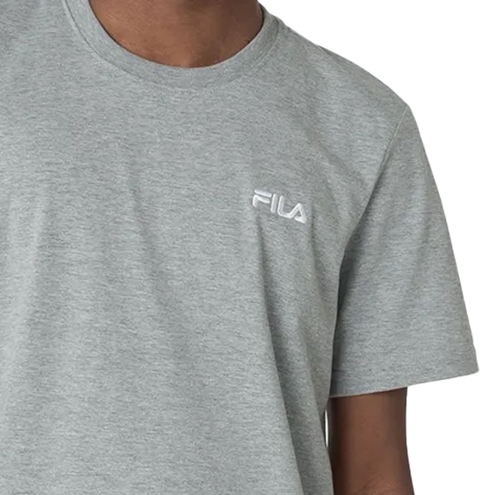 Camiseta Masculina Fila Classic Cinza/Branco Cinza/Branco 3