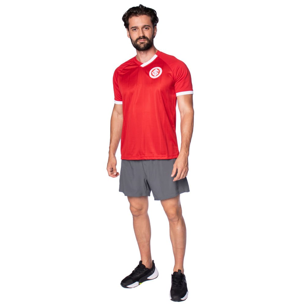 Short Masculino New Balance Essentials com Compressão de Tactel Cinza Cinza 4