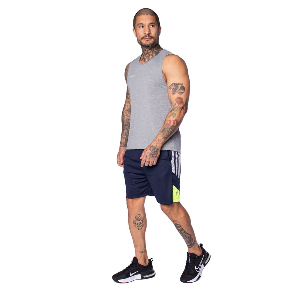 Bermuda Masculina Poker Seaside Dry Active Marinho/Amarelo Marinho/Amarelo 5