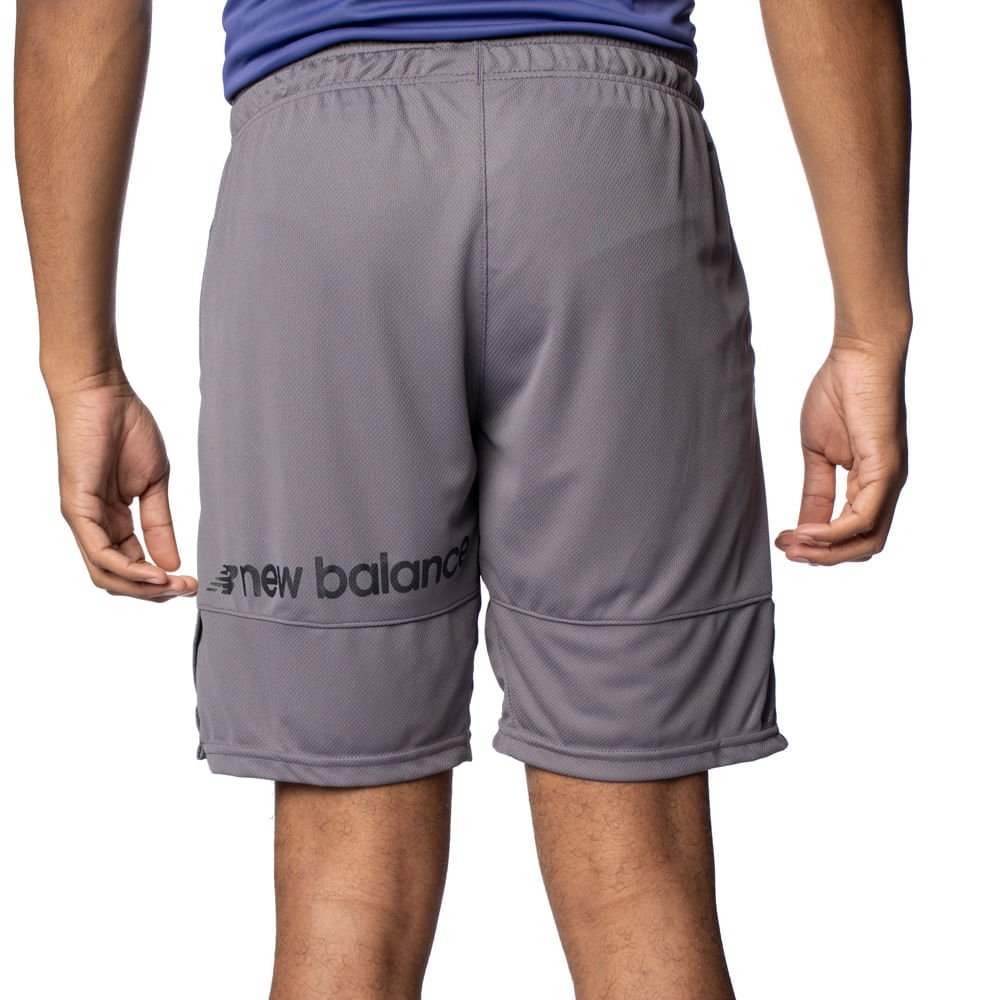 Bermuda Masculina New Balance Tenacity 9 Cinza Cinza 2