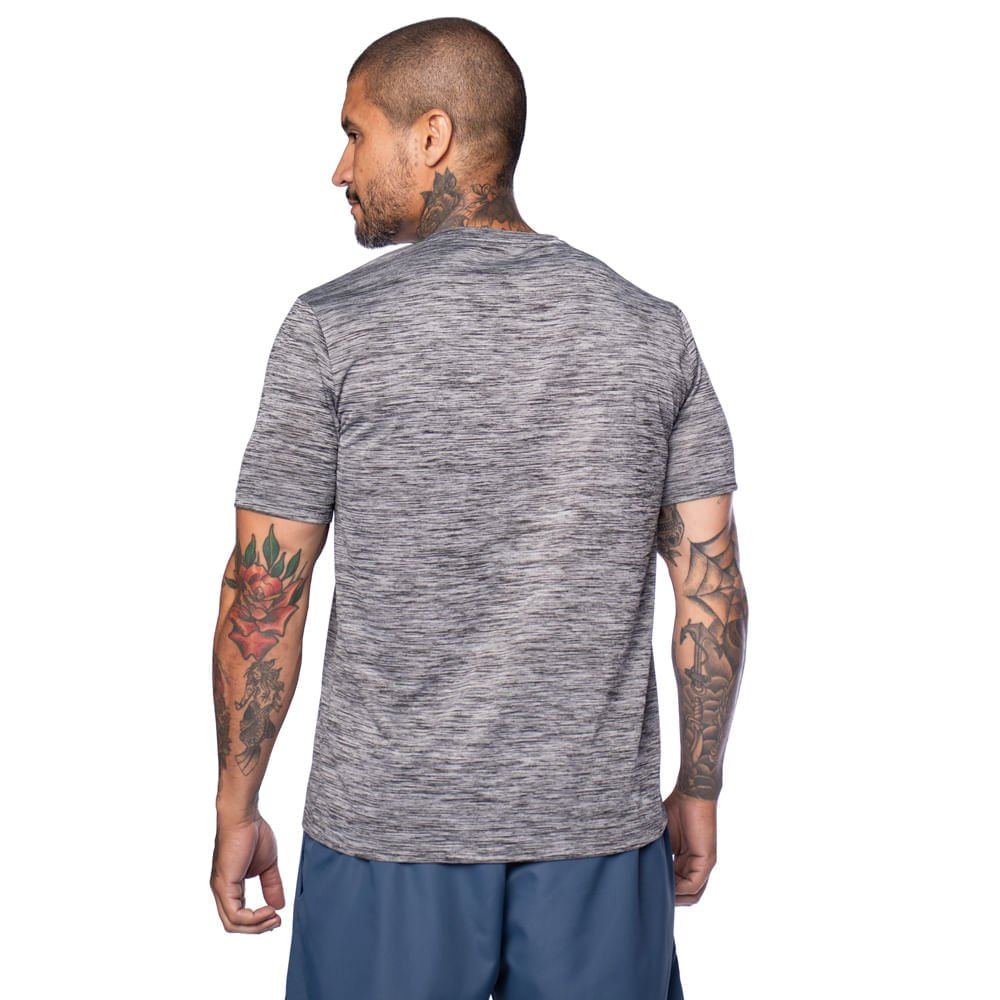 Camiseta Masculina Topper Treino Classic Preto/cinza Preto/Cinza 2