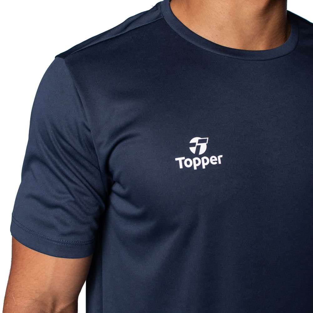 Camiseta Masculina Topper Classic New Marinho Marinho 3