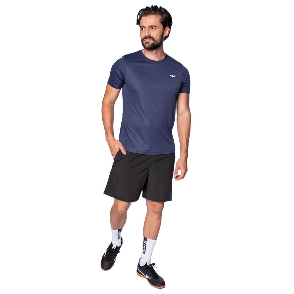 Bermuda Masculina Penalty Energy de Tactel Preto Preto 4