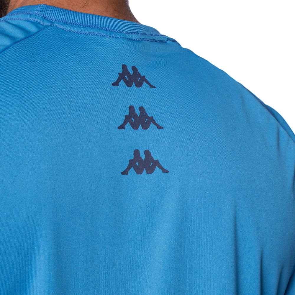 Camiseta Masculina Kappa Future Listra Azul Azul 2