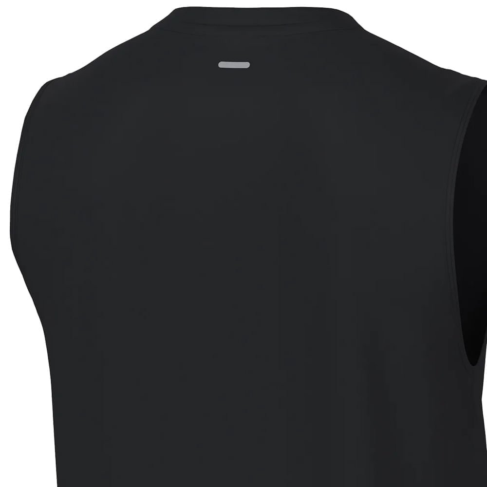 Regata Masculina Fila Reflective Core Run Preto Preto 4