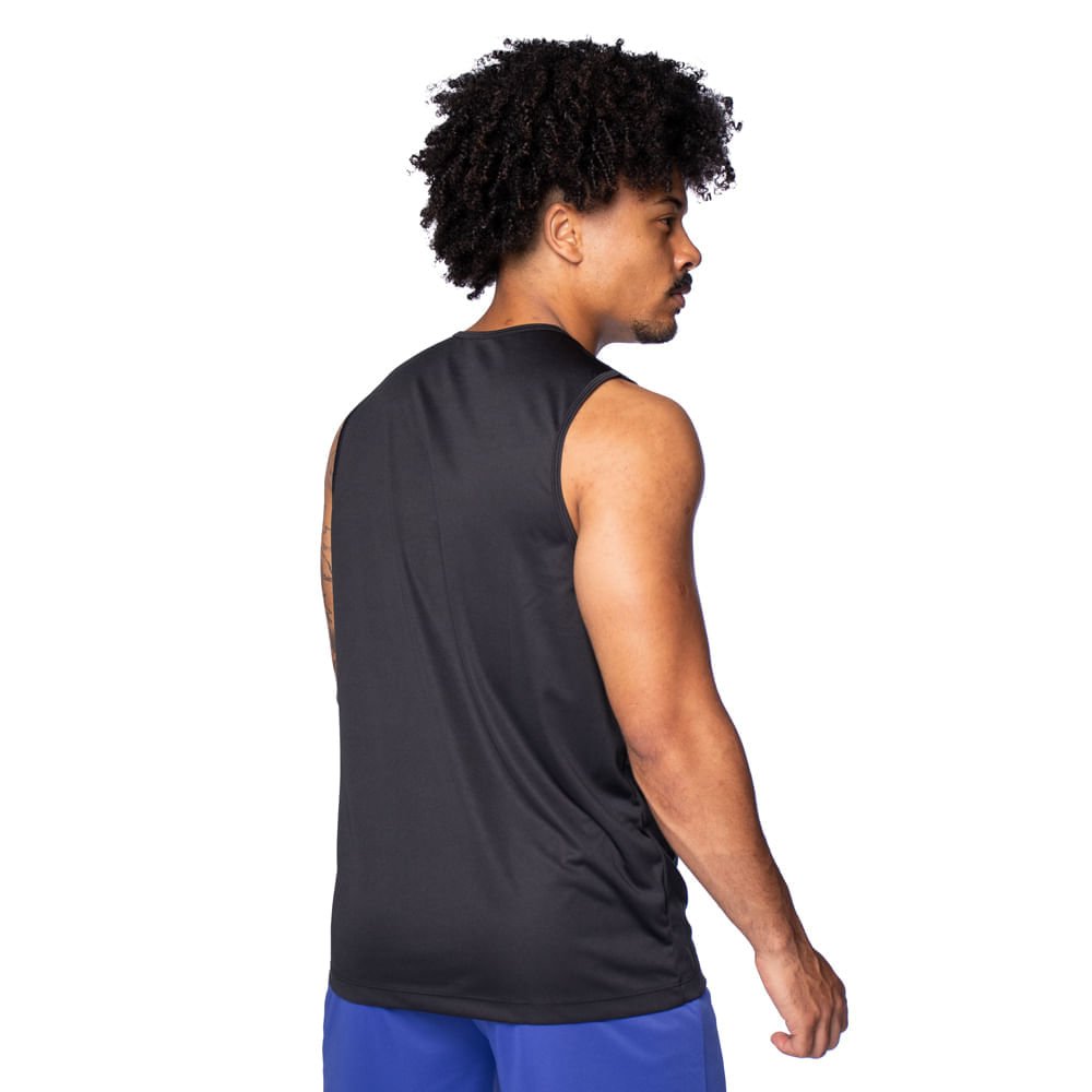 Regata Masculina Topper Classic New Preto Preto 2