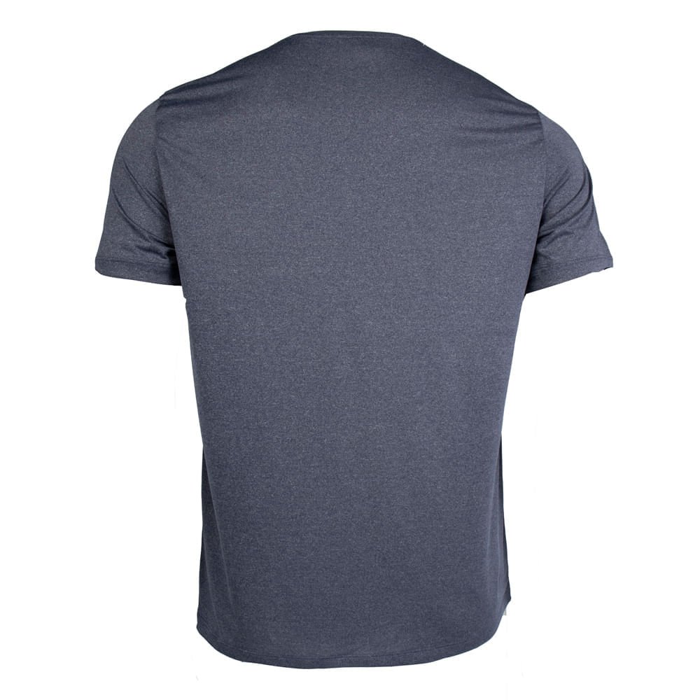 Camiseta Masculina Fila Sport Melange Lux Marinho Cinza 2