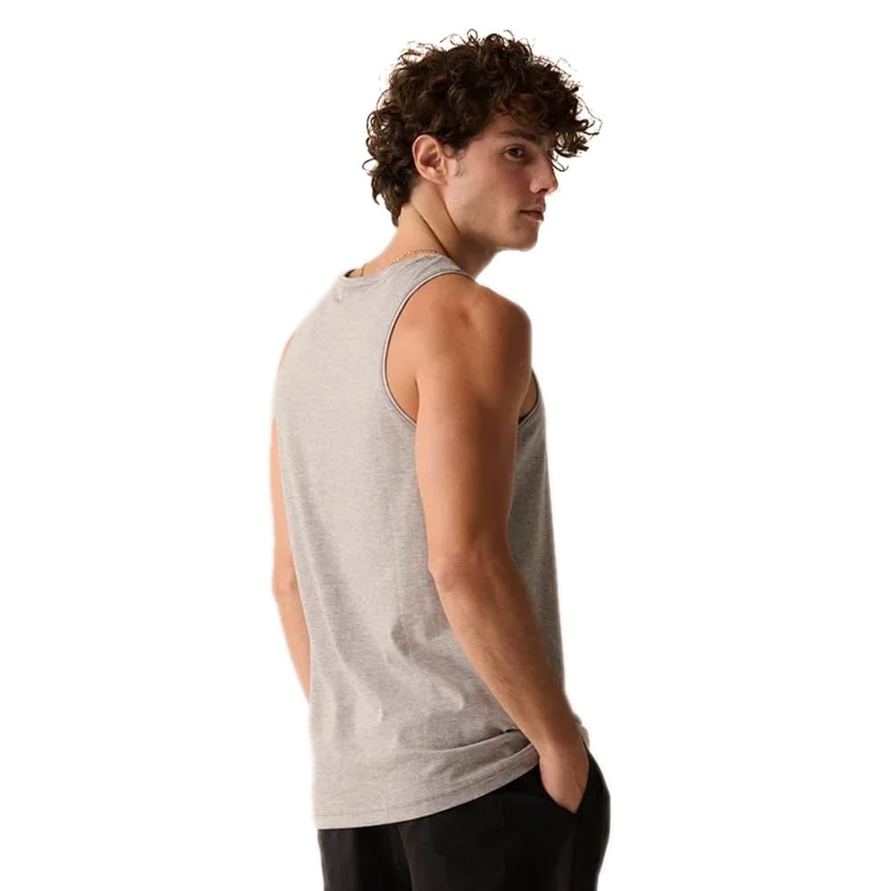 Regata Masculina Fila Letter Outline Cinza Cinza 2