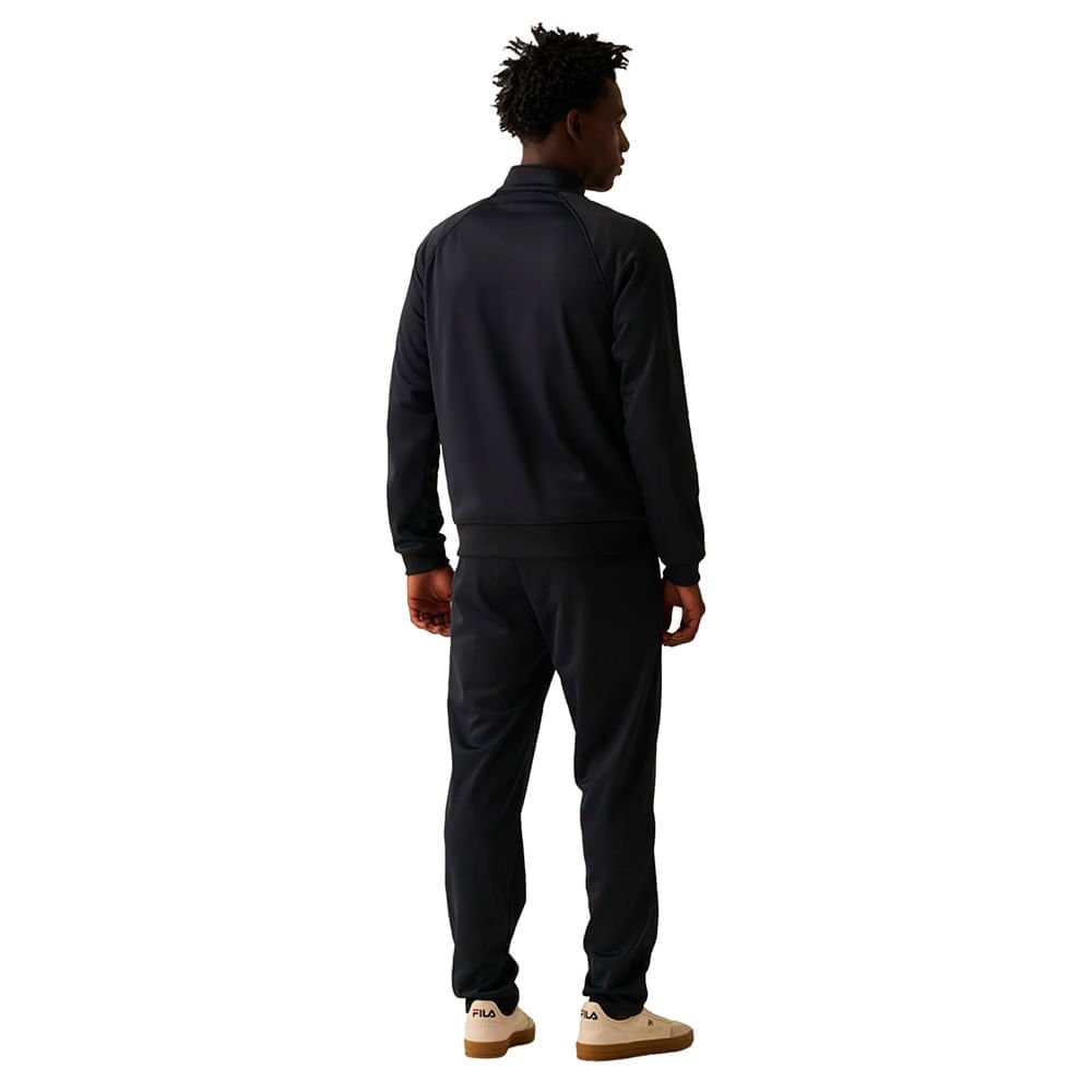 Conjunto Masculino Fila Essentials Agasalho Preto Preto 2