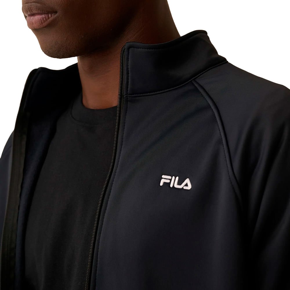 Conjunto Masculino Fila Essentials Agasalho Preto Preto 3