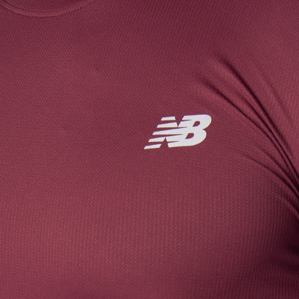 Camiseta Masculina New Balance Sport Essentials Bordô Bordô 3