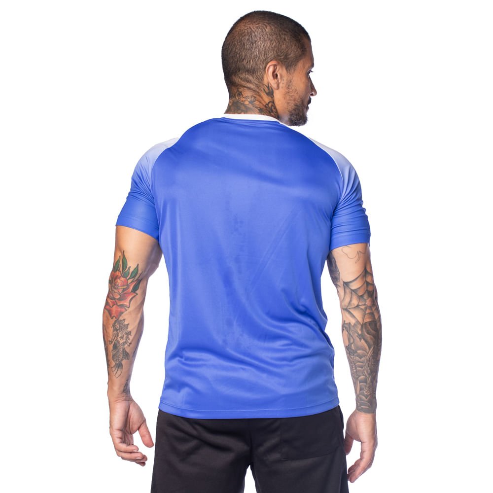 Camiseta Masculina Umbro Baller Degradê Azul/Branco Azul/Branco 2