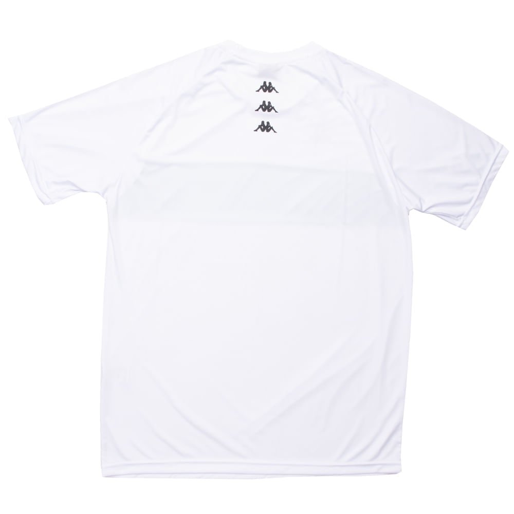 Camiseta Masculina Kappa Plus Size Future Branco Verde Branco/Verde 2