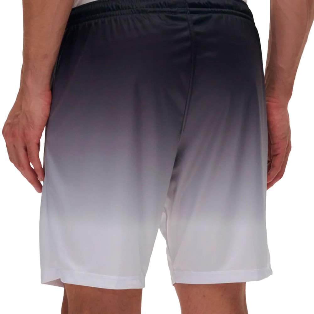 Calção Esportivo Masculino Umbro Baller II Leve Preto/Branco Cinza 2