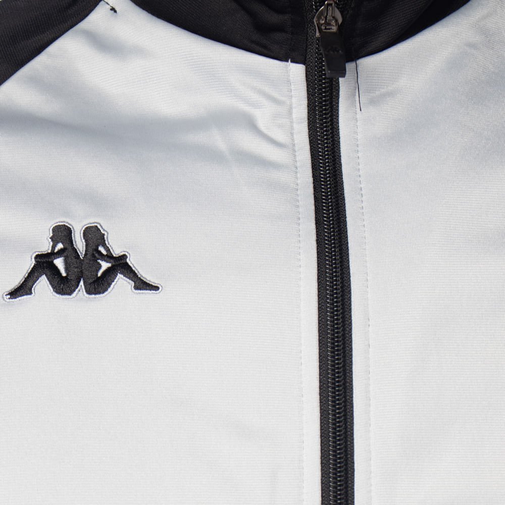 Agasalho Masculino Kappa Trilobal Edward Preto/Cinza Preto/Cinza 4