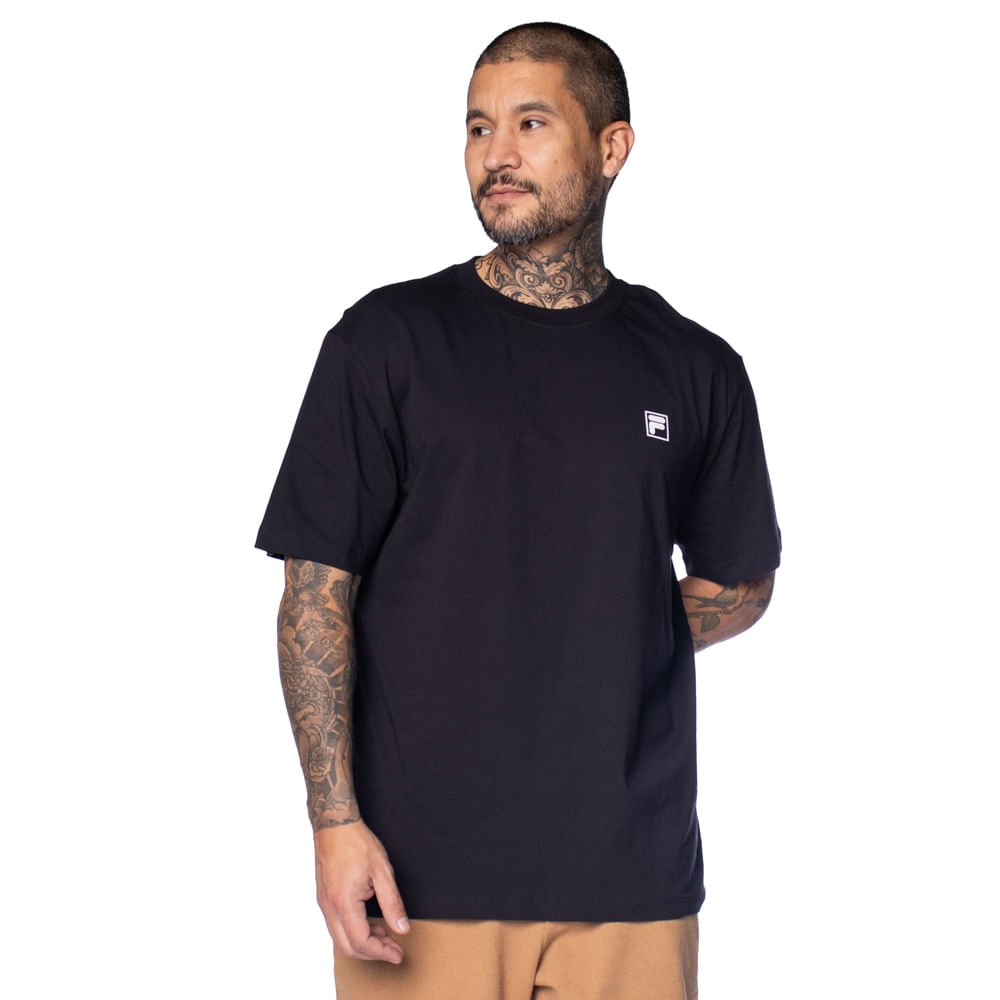 Camiseta Masculina Fila Comfort Preto