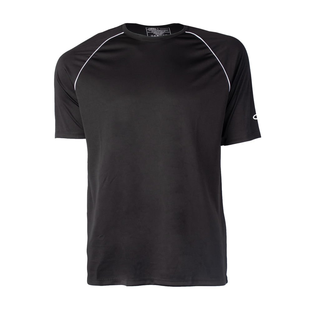 Camiseta Masculina Olympikus Line Preto/Branco