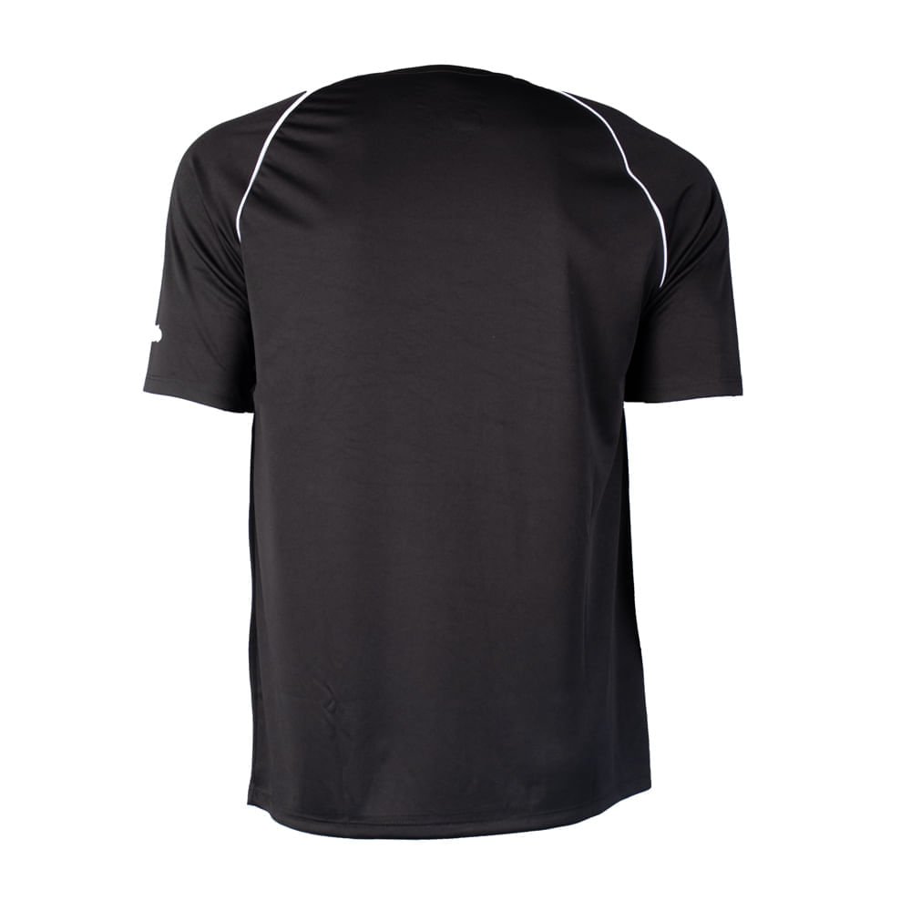 Camiseta Masculina Olympikus Line Preto/Branco Preto/Branco 2