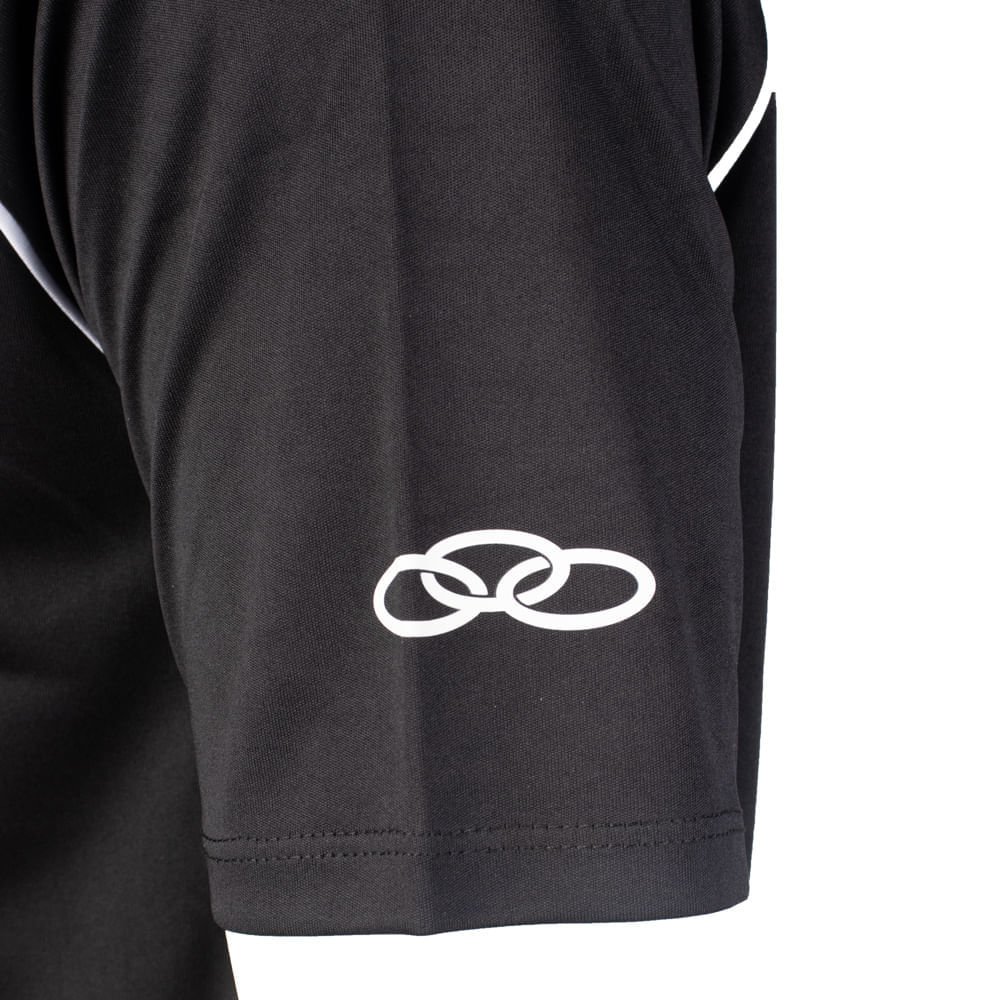 Camiseta Masculina Olympikus Line Preto/Branco Preto/Branco 3