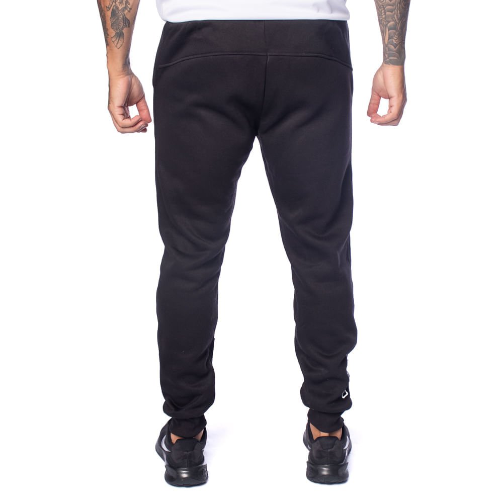 Calça Masculina Kappa Phoebe Moletom Preto Preto 2