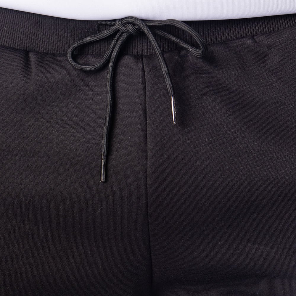 Calça Masculina Kappa Phoebe Moletom Preto Preto 3