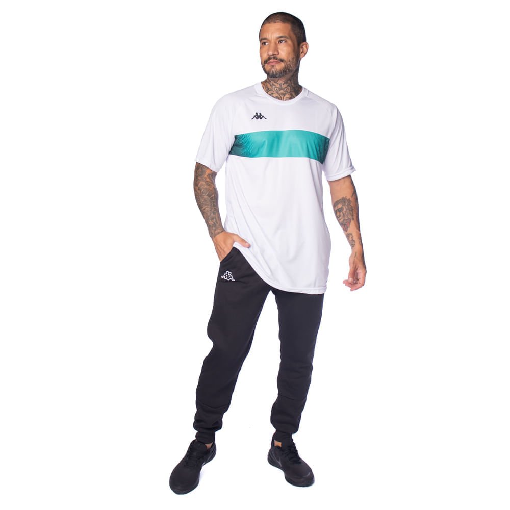 Calça Masculina Kappa Phoebe Moletom Preto Preto 5