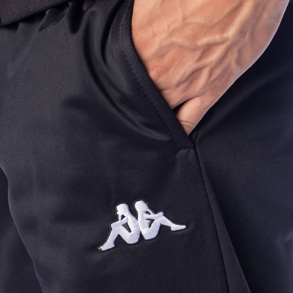 Agasalho Masculino Kappa Trilobal  St John Preto Preto 3