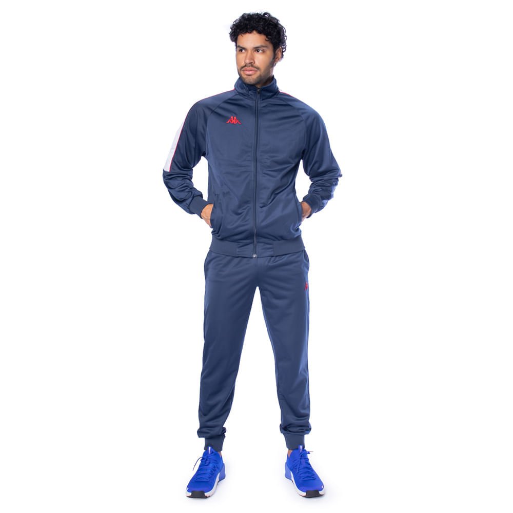 Agasalho Masculino Kappa Trilobal Vancouver Marinho