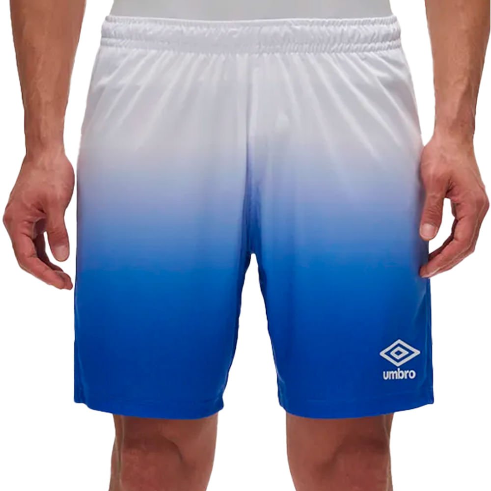 Calção Esportivo Masculino Umbro Baller II Azul Royal/Branco