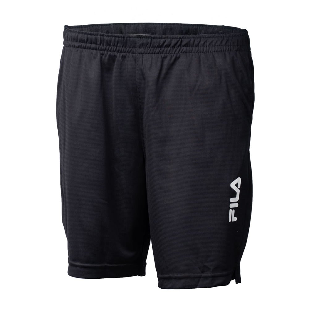Bermuda Masculina Fila Sports Myler Logo Preto