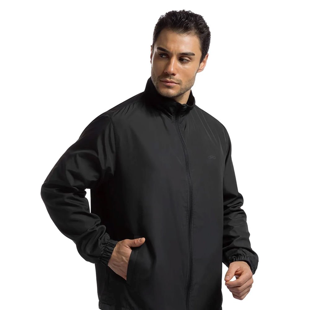 Corta Vento Masculino Olympikus Essential Preto Preto 3