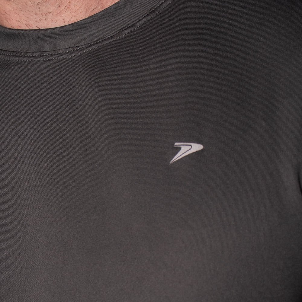 Camisa Masculina Poker New Basic Dry Cinza Escuro Cinza Escuro 3