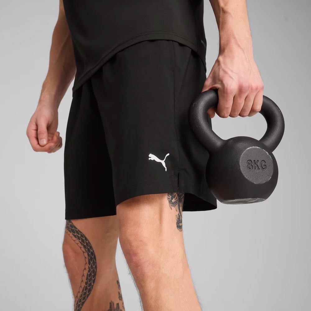 Short Masculino Puma Essentials DryCell Bolsos Preto Preto 3