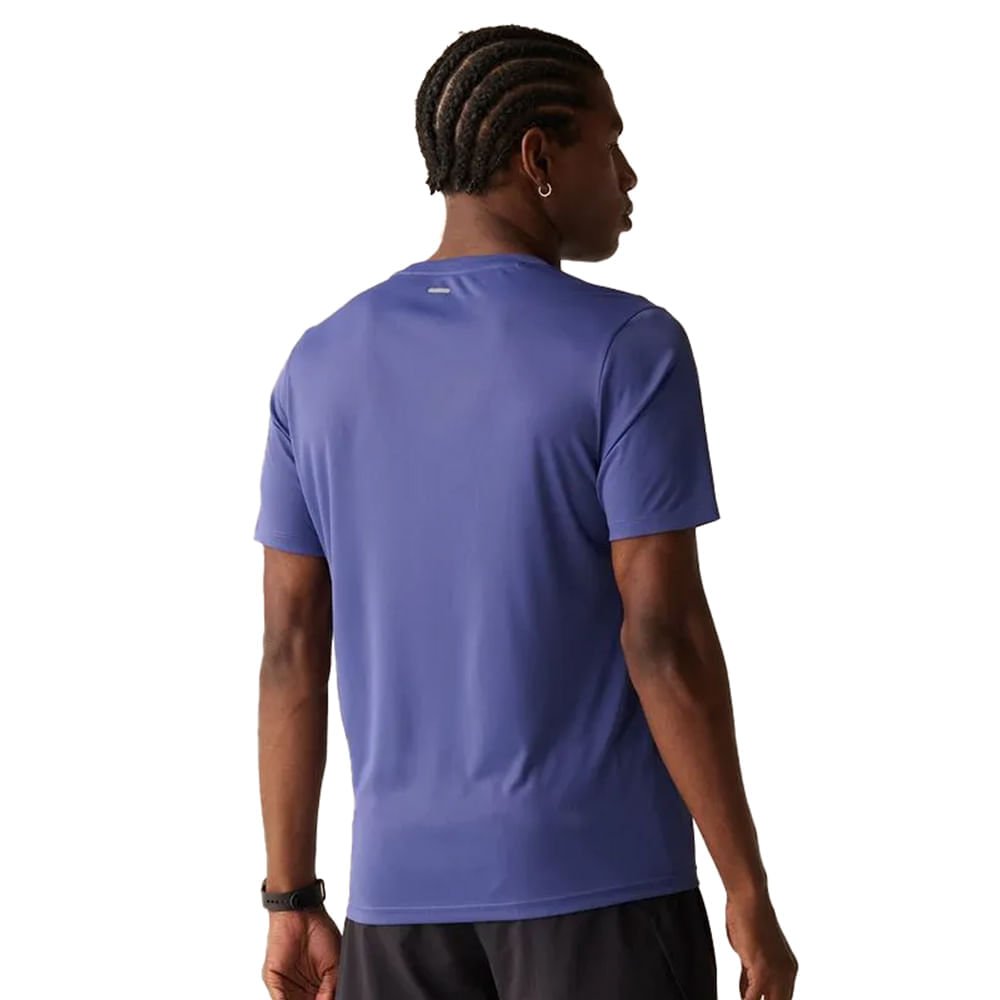 Camiseta Masculina Fila Reflective Core Run Azul Azul 2