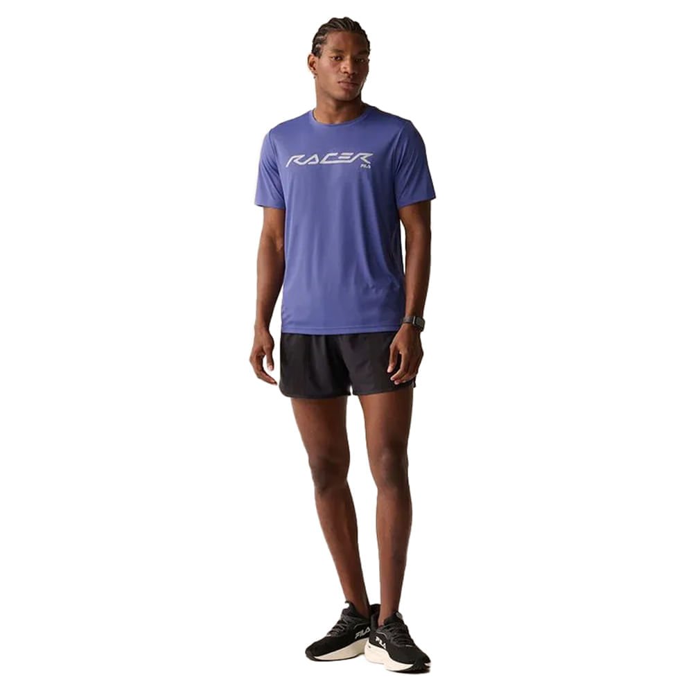 Camiseta Masculina Fila Reflective Core Run Azul Azul 4